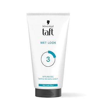 Schwarzkopf TAFT Wet Hair Styling Gel For 24 Hours Shiny Wet Look ...