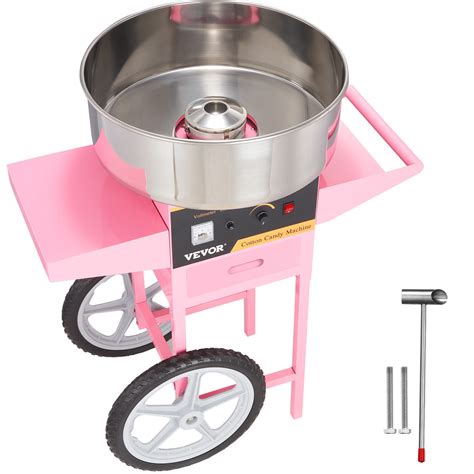 Amazon.com: VEVOR Electric Cotton Candy Machine Cart, 1000W Commercial ...