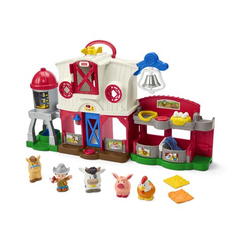 Fisher-Price Little People Caring for Animals Farm Playset Electronic ...