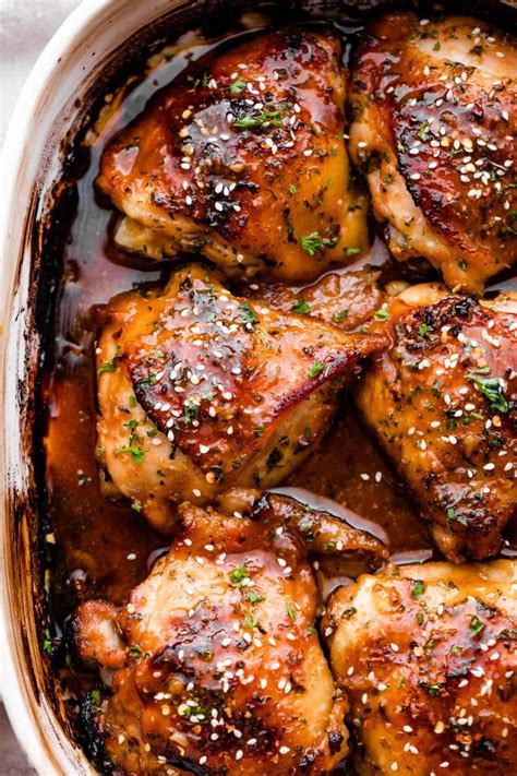 Garlic Honey Chicken Thighs at Aiden Ligar blog