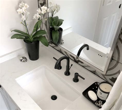 Black Bathroom Faucet / Delta Sandover Matte Black 2-handle Widespread ...