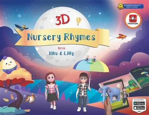 HoloKitab Augmented Reality 3D Interactive Nursery Rhymes For Kids: Buy ...