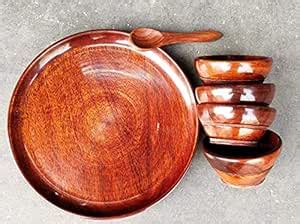 Buy SI Creation Wooden Brown 4.5inch, 6inch Serving Four Bowl with ...