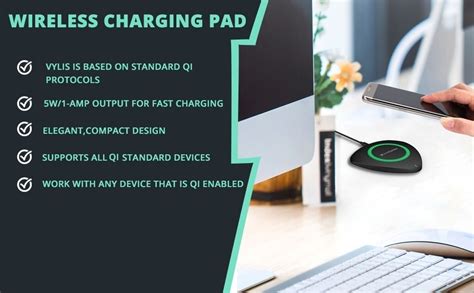UltraProlink VYLIS 5 UM0073 5W Fast Wireless Charging pad for Both iOS ...