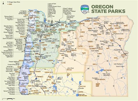 Oregon State Campgrounds Map Oregon Seeks Approval For New Website To