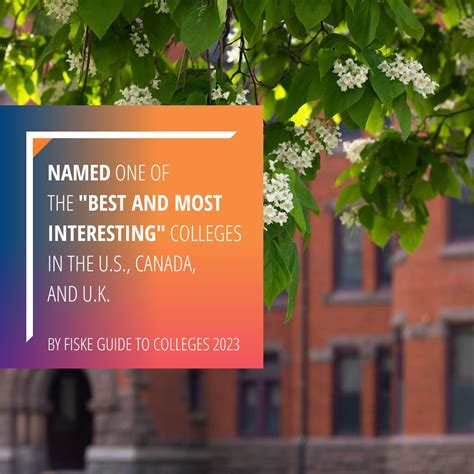 We’re proud to be named one of the “best and most interesting” colleges ...