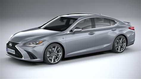 Lexus ES F-sport 2022 3D Model by SQUIR