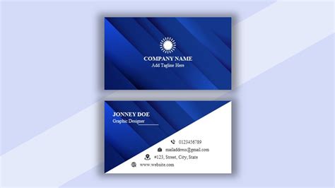 Business Card Template MS PowerPoint 的图像结果