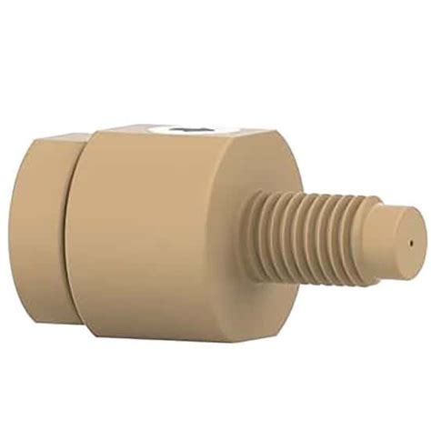 Idex Nonmetallic Inline Check Valve, Inlet, 1 psi, 0.02" ID, 1/4-28 (F ...