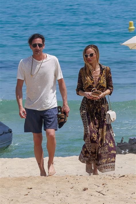 GEORGINA CHAPMAN and Adrien Brody Out at Gigi Beach in Saint-Tropez 05 ...