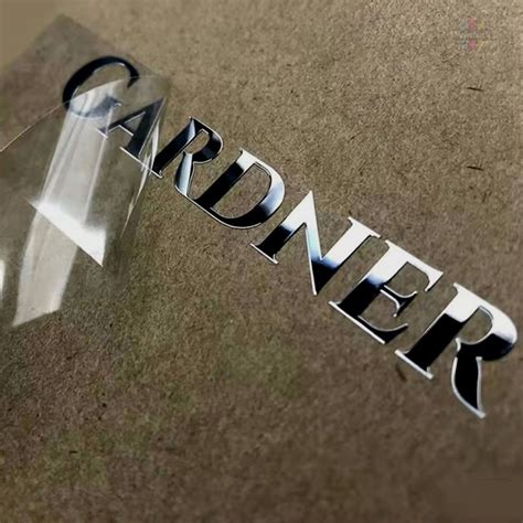 Make a Lasting Impression, Luxury - Metal Stickers by Printink