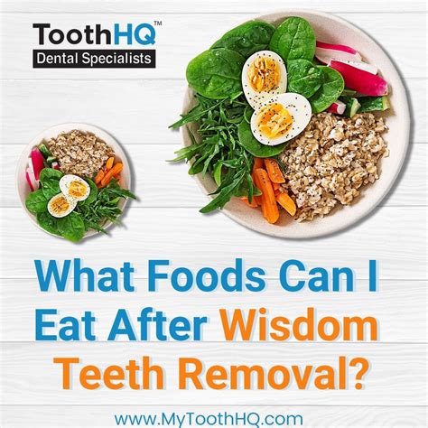 What Foods Can I Eat After Wisdom Teeth Removal? - ToothHQ Dental Specialists - having a wisdom tooth extraction