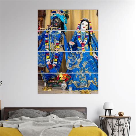 Shop Radha & Krishna-tastic Framed Wall Art: Multi-Panel Love Fest ...