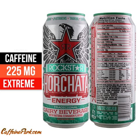 How Much Caffeine is in Rockstar Horchata Energy Drink?