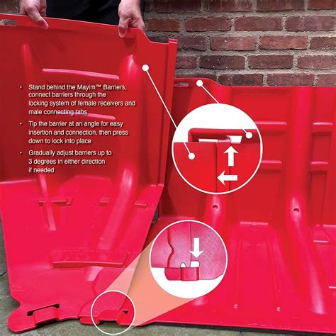 Garrison Flood Interlocking Modular Flood Barrier Kit. 10ft Length ...