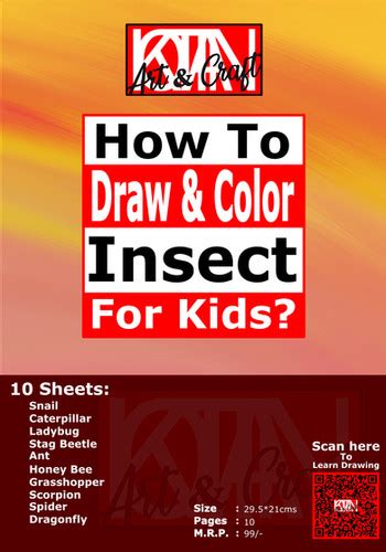 Insect Draw And Colouring Sheets | Kotian