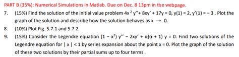 Image result for MATLAB Ode Practice Problems