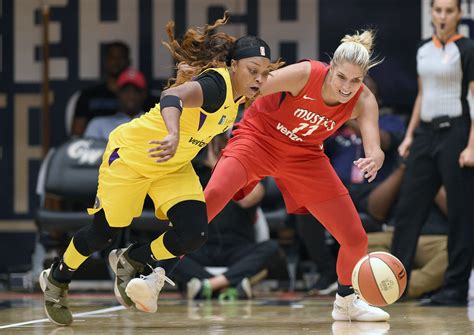 Sparks eliminated from WNBA playoffs with lopsided loss to Mystics ...