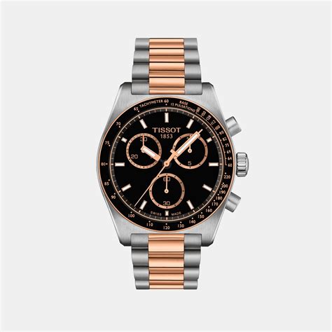 Tissot PR 516 Men Black Chronograph Watch T1494172205101 – Just In Time