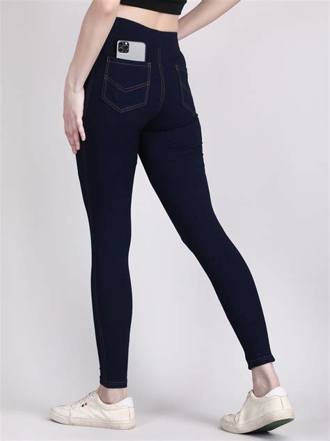 Buy Womens Treggings Online | Denim Leggings – RAXEDO