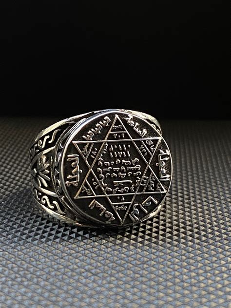 Seal of solomon ring men s ring of solomon seal of etsy – Artofit