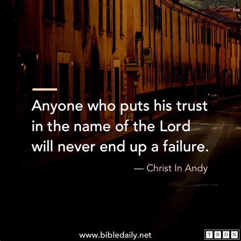 Trust in the Name of the Lord | The Bible Daily Network