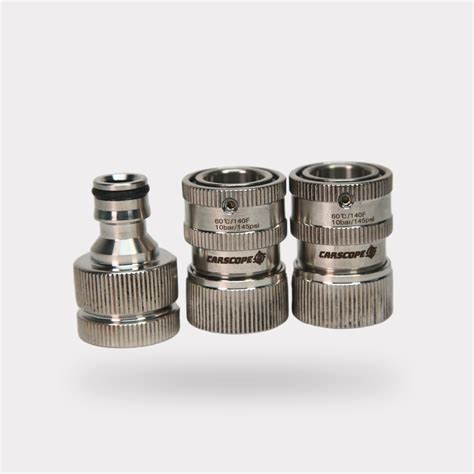 Stainless Steel Garden Hose Coupler Kit – Carscope