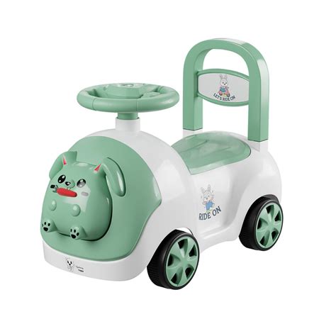 Lifelong Bunny Manual Push Ride-On Toy Car with Back Support for Boys ...