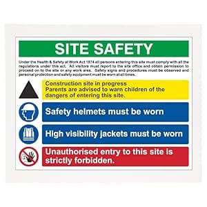 PVC Waterproof Sticker |Unauthorised Entry to This site is Strictly ...