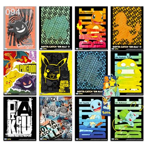 Pokemon Poster Book Super Set ~ 12 Pokemon Posters Featuring Pikachu ...