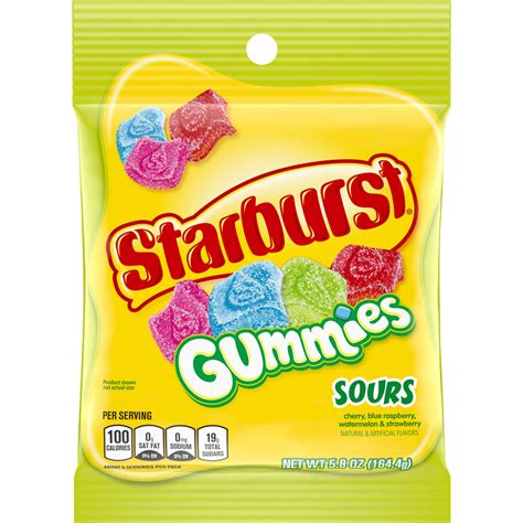 Starburst Sours Gummies - Candy Floss Land