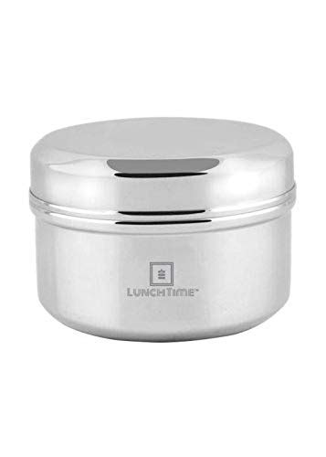 Buy Lunch Time Stainless Steel Single Piece Plain Luch Box Online at ...