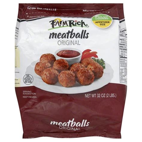 FarmRich Meatballs, Original (32 oz) Delivery or Pickup Near Me - Instacart