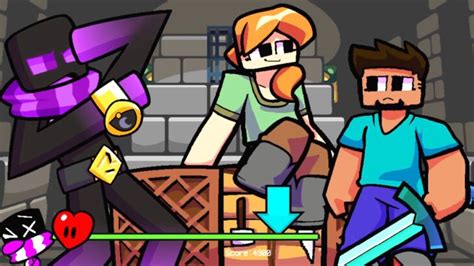 Image result for FNF Minecraft Mod Mediafire