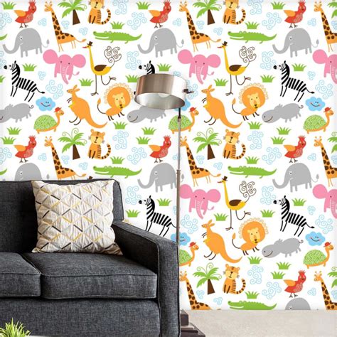 Cute Animals Wallpaper Roll – ArtzFolio.com