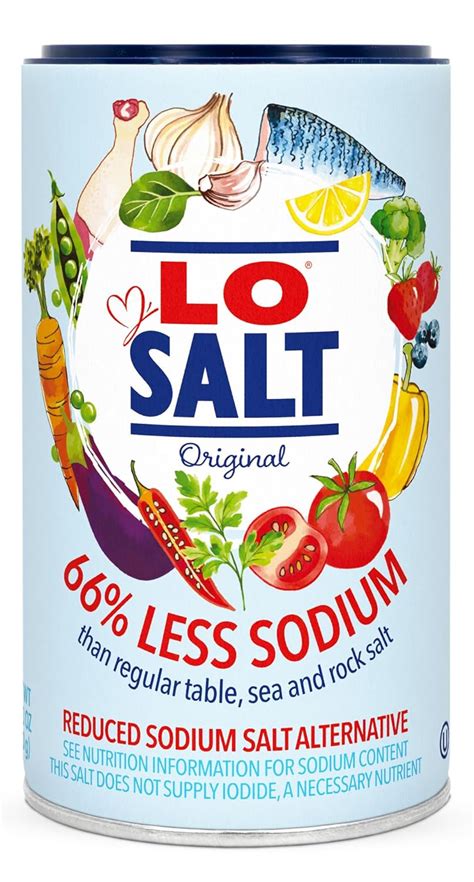 LOSALT Reduced Sodium Salt Original (non-iodised) Great Tasting Salt ...