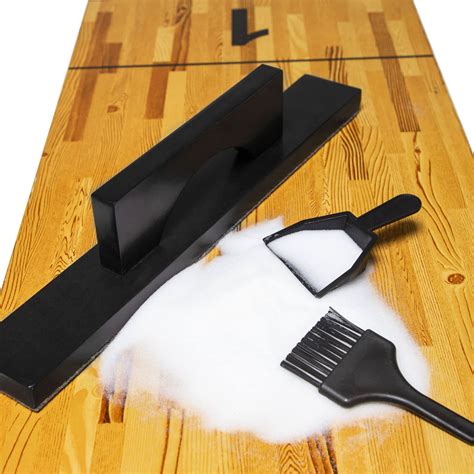 YDDS Shuffleboard Sand with Shuffleboard Brush - Shuffleboard Wax Set ...