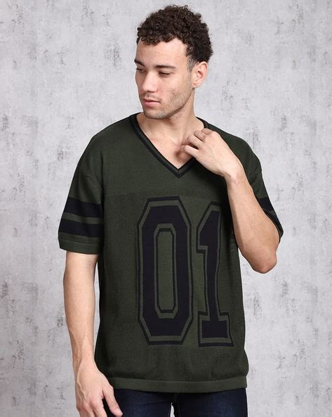 Buy Olive Tshirts for Men by Shein Online | sheinindia.in