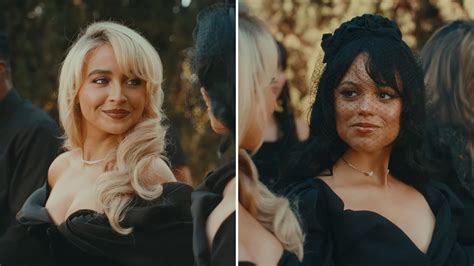 We Need to Talk About Sabrina Carpenter & Jenna Ortega Matching Each ...