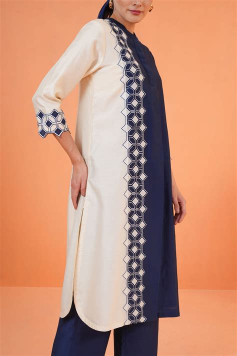 Origani - Blue Symphony Tunic Set - Elahe