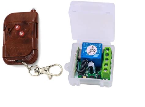 InkOcean 433MHz Wireless Remote Control DC12V 1CH Relay Receiver Module ...