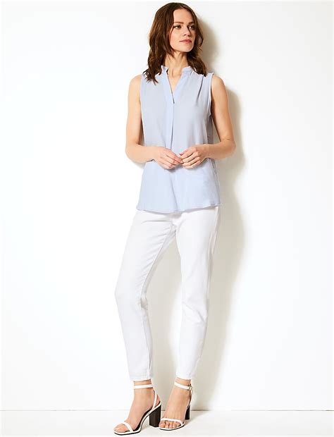 Buy V-Neck Shell Top at Marks & Spencer