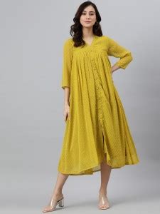 A Line Dress - Buy A Line Dress online at Best Prices in India ...