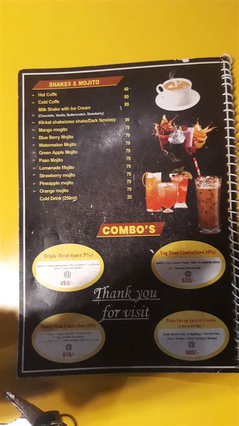 Menu at Pizza Garam Basti, Basti