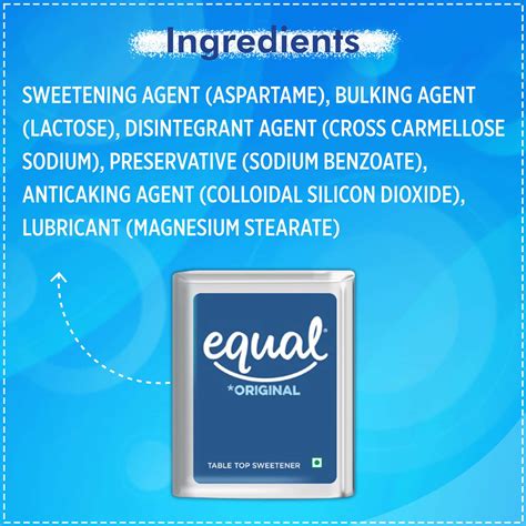 Buy EQUAL ORIGINAL LOW CALORIE SWEETENER SUGAR FREE LOW CALORIES SUGAR ...