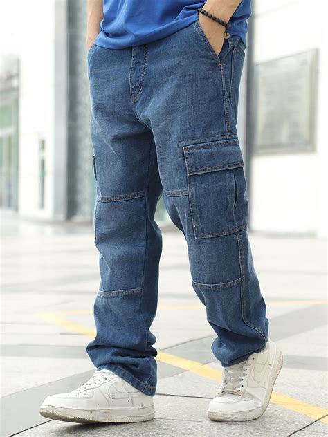 Men's Denim Cargo Pants – Rugged & Stylish | Jimmy Luxury