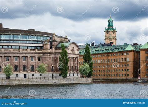View To the Capital of Sweden, Stockholm Stock Image - Image of buildings, journey: 95520827