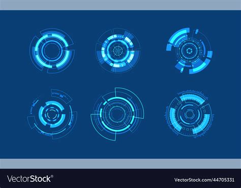 Abstract Technology Vector Circle 的图像结果