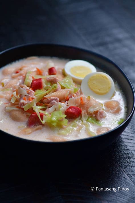 Pinoy Chicken Sopas - Panlasang Pinoy
