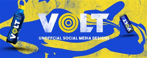 Volt energy drink- unoffical designs on Behance